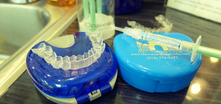 Over the counter teeth whitening product